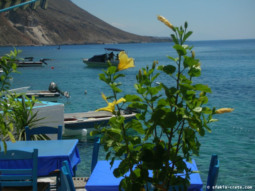 Photo report of a stay around Loutro, Sfakia, Crete in July 2009